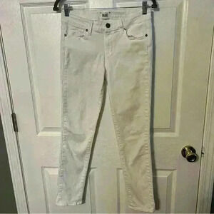 Paige Jeans Womens White Denim Ankle Jeans Size 27 GUC, no rips, stains or odors